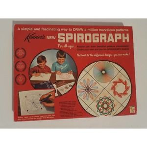 Vintage 1967 Kenner's New Spirograph #401 1st Edition Complete Parts sealed.